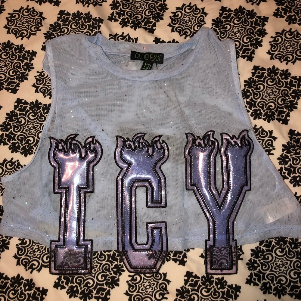 ICY crop tank top